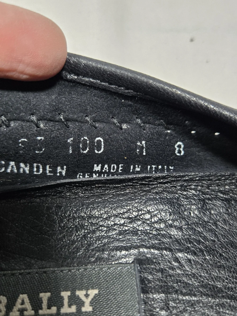 Vintage Bally of Switzerland Black Deerskin Horsebit Loafers Italy Mens 8